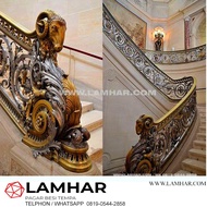 Railing Tangga Besi Tempa + Railing Tangga + Tangga Besi Tempa