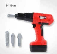 Hot Chainsaw Toy Tool Play Set Outside Construction Work Shop Toy Outdoor Preschool Gardening Lawn