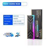 DDR5 ORICO RGB 32GB (2X16GB) 7200MHz CL-34-45-45-115 1.4V รองรับโมดูลหน่วยความจำของแรมเดสก์ท็อป
