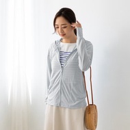 水潤白抗UV保濕防曬外套-時尚灰 UV外套 涼感 遮陽外套