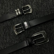 LimeLight Cowhide Genuine Leather Belt Distressed Style Simple Female Y2K Boys BEL-024 Belt Men Belt