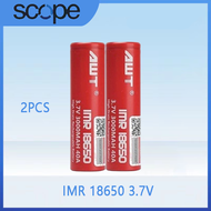 AWT 18650 rechargeable 3000mah 40A lithium battery With AWT C2 2 slots fast charger