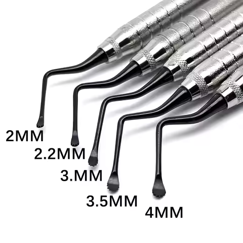 1Pcs Dental Gracey Jagged Curette Periodontal Bone Curettes Perio Dental Tooth Cleaning Scaler Denta
