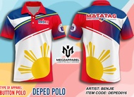 【₱269 】DEPED MATATAG Polo Shirt For Men Uniform FULL SUBLIMATION POLO-Shirt For Women And Men Teache