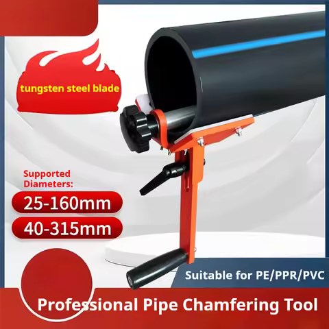 25-160mm/40-315mm Pipe Outer Wall Chamfering Beveler Tool PPR PE PVC Round Pipe Plastic Pipe Chamfer