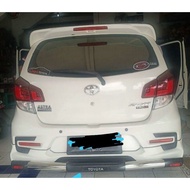 Toyota Agya Agya rear bumper horn guard round stainless - Agya rear bumper guard