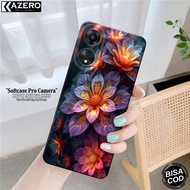 HP Case OPPO A78 5G Latest Fashion Case Flower Softcase OPPO A78 5G Silicone Pro Camera Casing OPPO 