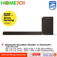 Philips Bluetooth Soundbar Speaker with Subwoofer TAB7305/98