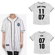 KPOP 2024 Ateez World Tour TOWARDS THE LIGHT Baseball T Shirt Hongjoong San Yunho Yeosang Mingi Wooy