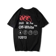 off-white短袖 OC-18269 M-XXL -  棉質上衣 休閒棉T 經典logo 短T 圓領T恤