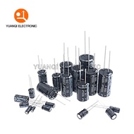 10V 16V 25V 35V 50V 400V 450V Aluminum Electrolytic Capacitor 2.2UF 4.7UF 10UF 47UF 100UF 220UF 330U