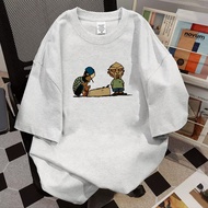 J DILLA x MF DOOM Vintage Oversized T-Shirt – Unisex Hip-Hop Tribute