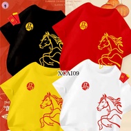 Kaos Cny Family Shio KUDA Kaos Imlek Family Year Of HORSE Kaos Gong Xi Fa Cai Baju Sincia 2026 Kaos 
