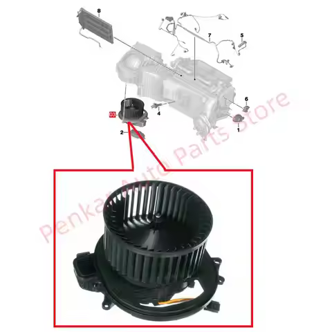 64119350395 A/C Blower Motor For BMW F20 F21 F22 F23 F87 M2 F30 F31 F34 F80 M3 F32 F33 F36 F82 F83 M