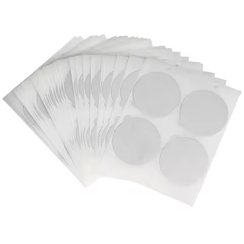 Aluminum Self Adhesive Lids, Foil Seals Stickers for Empty Disposable Reusable Nespresso Capsules, R