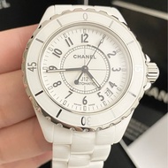 保證專櫃真品 附購買證明、保固 9成新 38mm Chanel 香奈兒 J12 機械錶