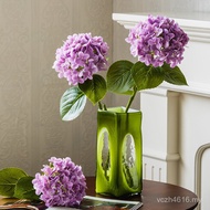 Cross-Border Bouquet Flower Fake Living Room Decoration Dining Table Wholesale Hydrangea Decoration 