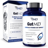 1MD Nutrition GutMD - L-Glutamine 90 Capsules w/Prebiotic for Gut Health - L Glutamine Supplement - 
