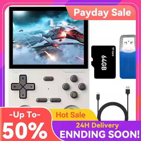 K36 Retro Handheld Video Game Console 3500 MAh Battery 3.5 Inch IPS Screen Video Gaming Console for 