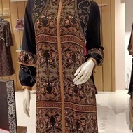 A7733] ABAYA HIKMAT Gamis Abaya Hitam Fashion Muslimah Original