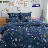 TOTO TT718 Flower Pattern Bed Sheet Set Bedding Brand Authentic 1