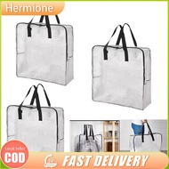 BIG BAG Large Storage Bag Organizer Bag PP Plastic Handheld Big Toto Bag Transparent Bag Clothes Bag