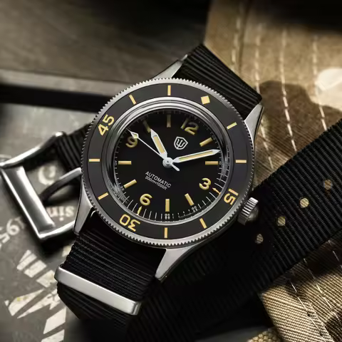 Watchdives WD50FK V3 Automatic Watch SL3001 Movement 300M Diver Ceramic Bezel Top Hat Crystal C3 Lum