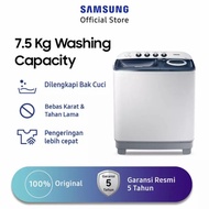 Mesin Cuci 2 Tabung Samsung 7,5kg WT75H3210MB