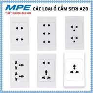 GENUINE MPE SUPER LOAD 16A-220V MPE 2-PIN, 3-PIN WALL SOCKET 3 pin socket 3 pin plug