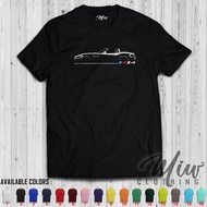KATUN BMW Z4 Premium Cotton Distro T-Shirt - BMW Z4 E89 Silhouette