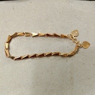 5 gram light gold rice bracelet