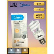 Hight Quality E27 MIDEA Mini Star T-2 Energy Saver 8W Warm White