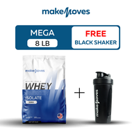 (8LB) MakeMoves Whey Protein Isolate - เวย์โปรตีน สูตรลีนไขมัน โปรตีนสูง ไม่มีน้ำตาล