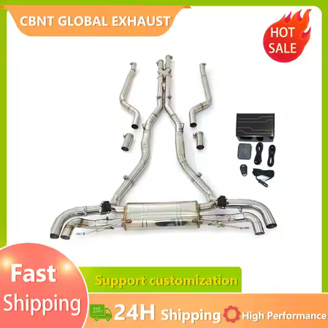 CBNT Valvetronic Exhaust Catback for BMW X5 G05 X6 G06 X7 G07 M50i M60i V8 4.4T SS304 Valved Muffler