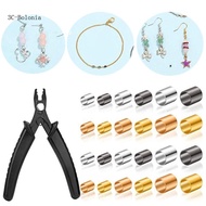 BO 2200pcs 1 5 2 2 5mm Crimp Beads with Bead Crimp Pliers Crimp Tubes Spacers