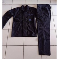 READY BAJU PDL HITAM BRIMOB MODEL TACTICAL(HITAM kain halus)