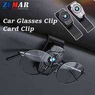 BMW Universal Car Glasses Clip Car Sunglasses Holder Cards Clip Multifunctional Ticket Clip for BMW 