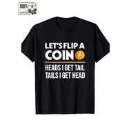 KATUN Cute Men's T-Shirt - Let's Flip A Coin | Premium Cotton T-Shirt | Trendy Clothes