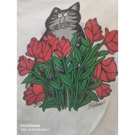 vintage crazy shirt Kucing gemuk
