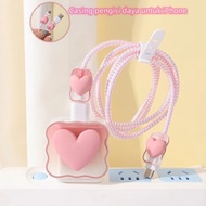 Phone Charger Case for iPhone 18w & 20w Cartoon Cable Protector Phone Case Iphone Adapter Protector 