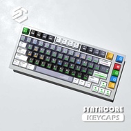 Chemical Keycap PC Material Fog Transparent w o t i n g E Z 6 3M A D 8 H e r N Night Devil