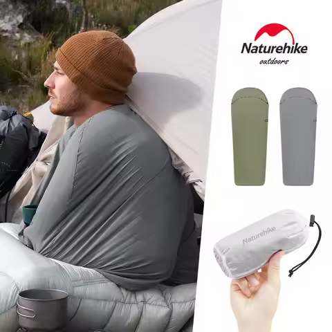 Naturehike Camping Sleeping Bag Liner Single Sleeping Bag Liner Mummy Sleeping Bag Liner Ultralight 