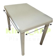 RECTANGULAR 24x36 TABLE BUNNY PLASTIC MONOBLOC TABLE PPP-8824