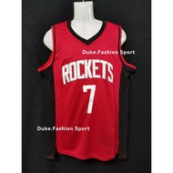 Embroidery 25/26 Houston Rockets #7 Kevin Durant Authentic Icon Edition Jersey Basketball Jersey