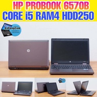 โน๊ตบู๊ค HP PROBOOK 6570B CPU CORE i5 RAM4GB HDD250GB