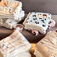 Bear Biscuit Blanket Cartoon Blanket Soft 3 Feet 3.5 Feet 5 Feet 6.5 Feet