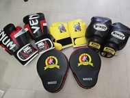 全新Venum & 二手Windy成人泰拳拳擊拳套和比卡超比卡超兒童拳套