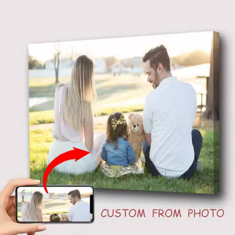 1Pc big size custom poster ，Personalized canvas wall atr,Personalized Canvas Painting,customized gif