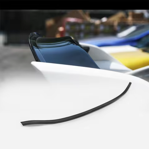 For Honda FK8 Civic Type-R ES Style Gurney Flap For OE Wing Blade Premium Exact Fit Racing Aero Trim