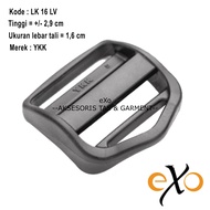 Ring tangga / ring tas plastik buckle ykk polyacetal (pom) strap adjuster